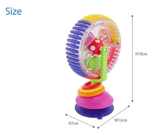 

Three-color rotating ferris wheel windmill new baby windmill multifunctional baby toy windmill