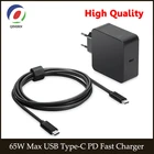 65W 45W 20V 3.25A USB c Type C PD быстрое зарядное устройство адаптер питания для ноутбука Macbook Pro 12 13 ,lenovo,Huawei,Matebook ,HP, DELL XPS,