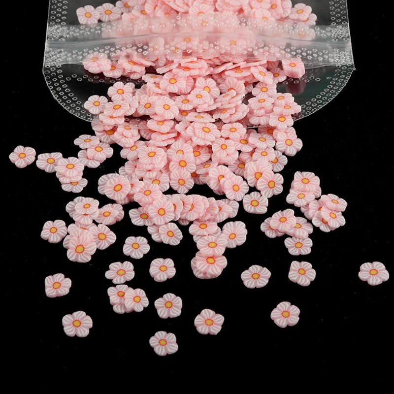 

1 Pack Soft Clay Colorful Mixed Flower Filler for DIY UV Epoxy Resin Mold Fillings Jewelry Making DIY Nail Art Decor