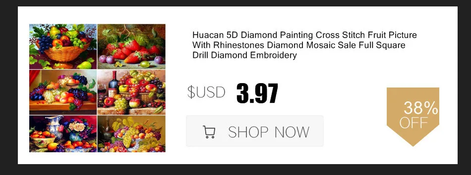 Алмазная вышивка huacan, Подсолнух, 5D, DIY, полностью квадратные стразы, вышивка крестиком, алмазная живопись, рукоделие, мозаика, домашний декор