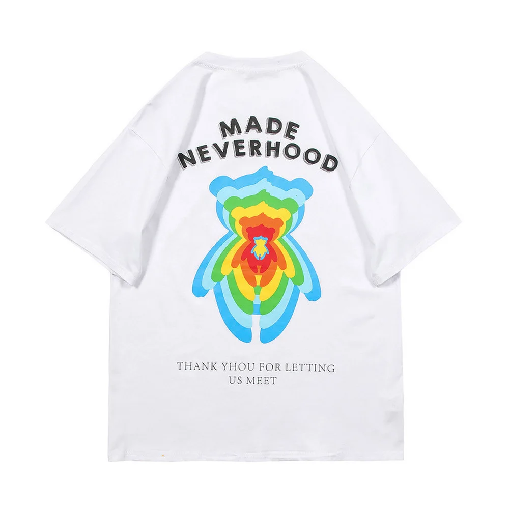 

Men's T-shirt 2021 New Summer Short Sleeve Printed Tee Hip Hop Oversized Cotton Casual Harajuku Streetwear Top Tshirts Clothing