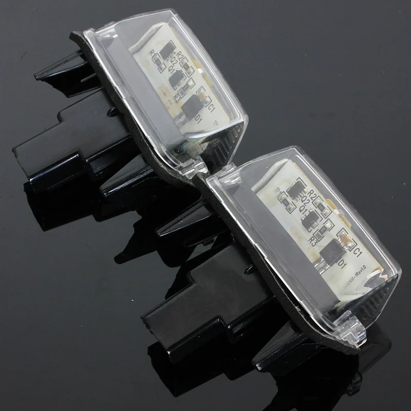 

2pc LED License Number Plate Light Lamp For Toyota Yaris Vitz Camry Hybrid Corolla Avensis SAI Noah Prius C Verso S