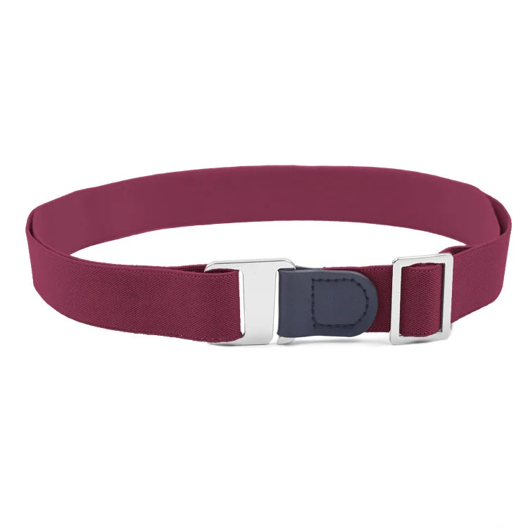 Эластичный ремень без застежки с пряжкой для мужчин и женщин невидимый джинсов