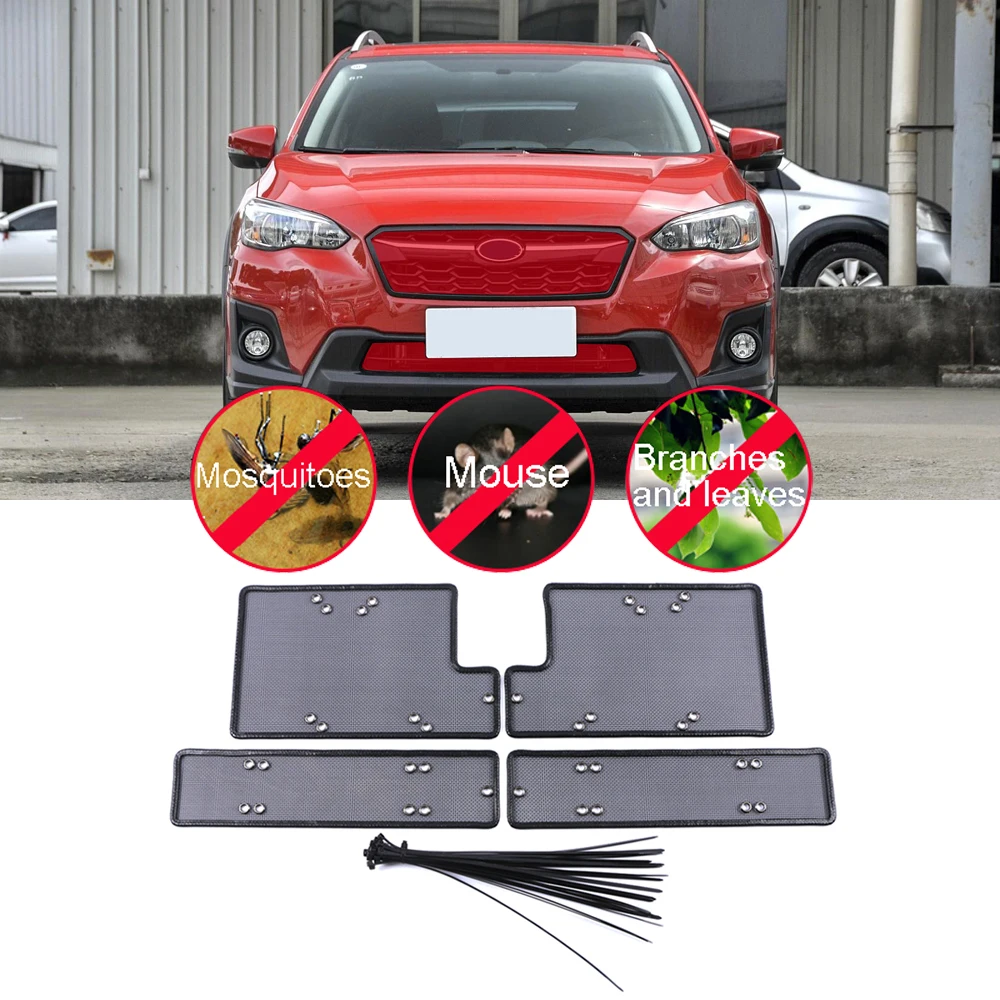 

Автомобильный Стайлинг, передняя решетка для защиты от насекомых, пыли, мусора, внутренняя крышка, сетка для Subaru XV 2018 2019 2020, аксессуары