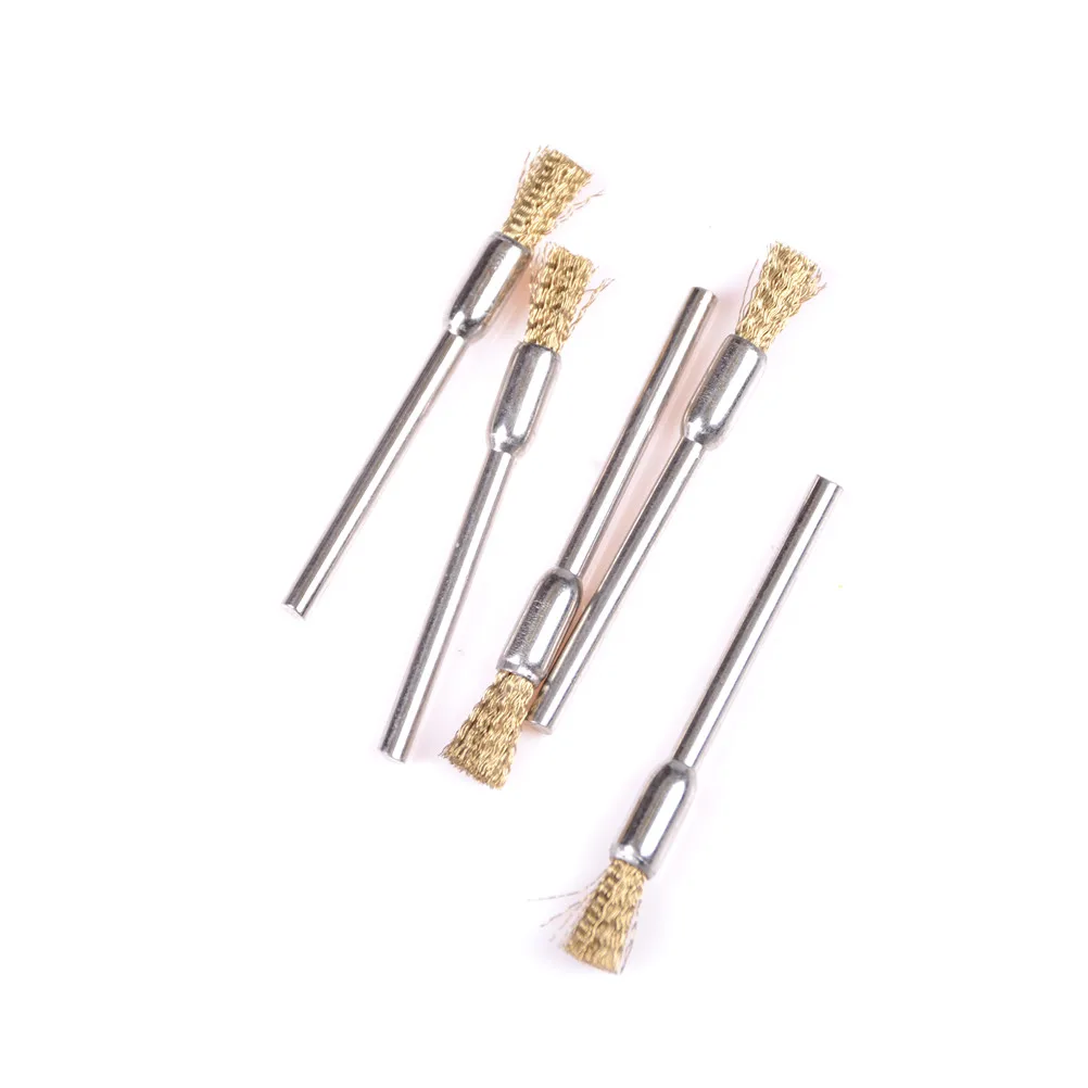

5pcs Brass Wire Brushes For Grinder Rotary Tool Accessories 3mm*5mm