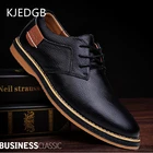 Мужские туфли-оксфорды из натуральной кожи, на шнуровке, размеры 39-48