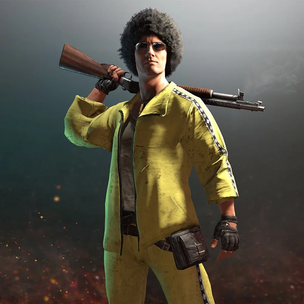 Игра playerunknown battlegrounds PUBG Косплей Костюм для взрослых Хэллоуин Карнавал Желтый спортивный костюм пальто и брюки на заказ