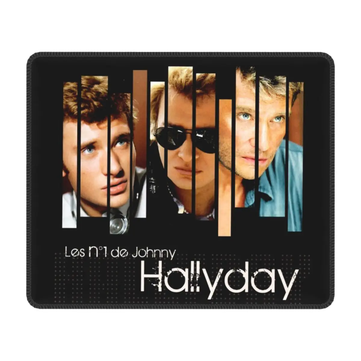 

Коврик для мыши французский рок Джонни Хелли обычный Нескользящий Резиновый Базовый игровой коврик для мыши аксессуары музыкальный певец ...