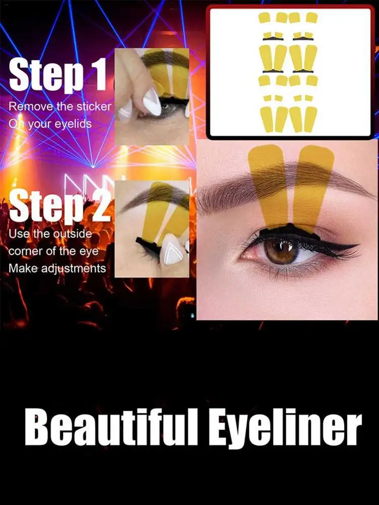 Набор наклеек для макияжа глаз милые наклейки татуировки на Хэллоуин Рождество и