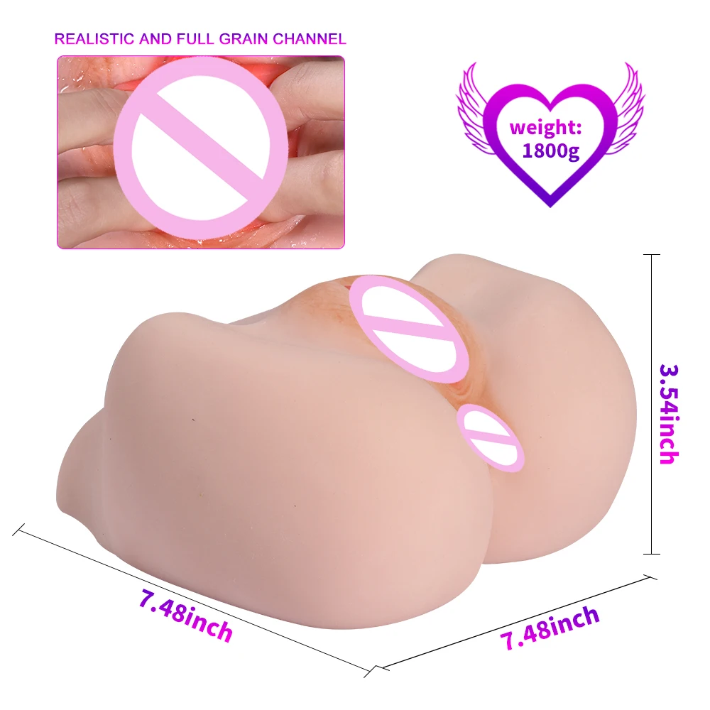 Моделирование ягодицы двойные бедра мужской мастурбатор секс-игрушки для