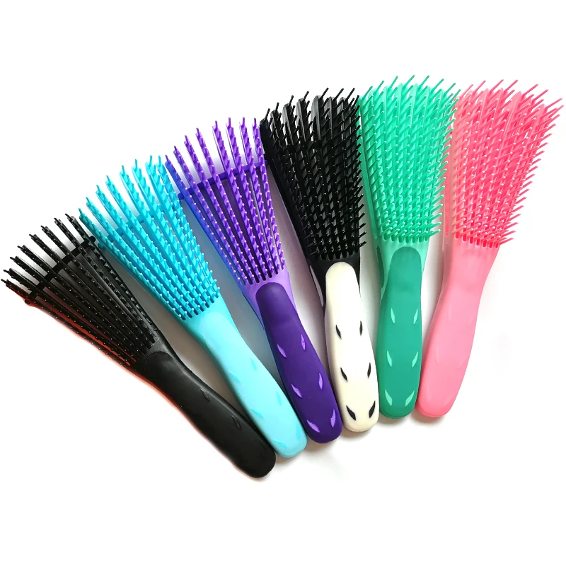 20PCS Wholesale New Large Professional Detangler Hair Brush Bulk Combing Wet/Dry Curly Tangle Free Cushion Massage Comb