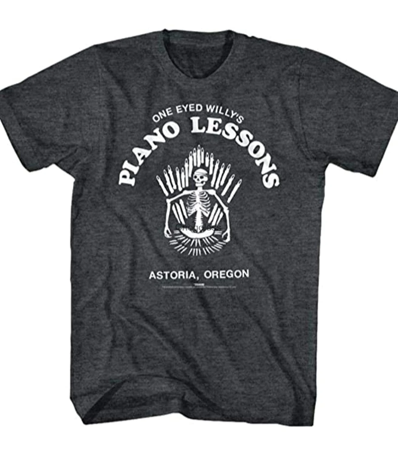 Черная футболка с изображением пианино (1) | Мужская одежда