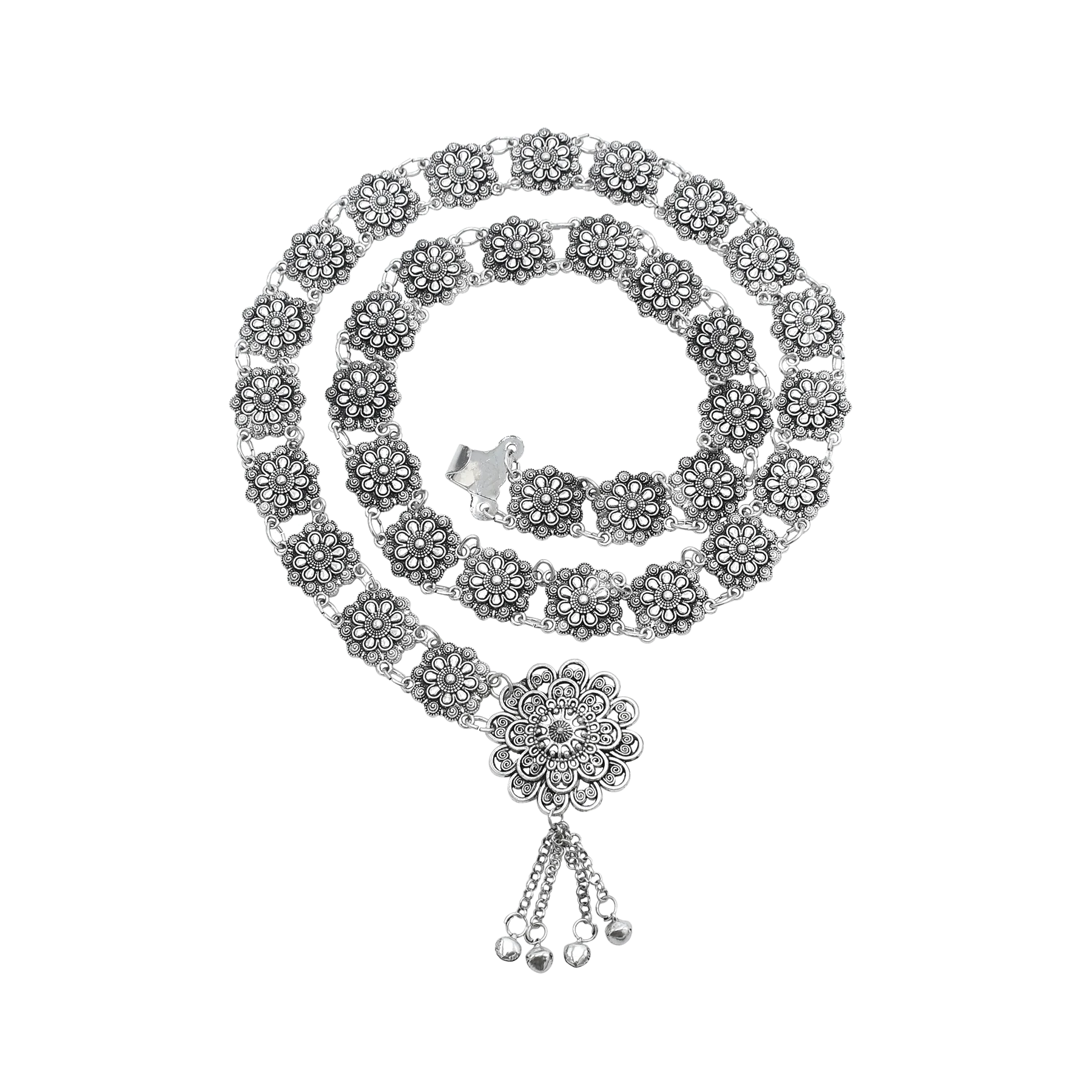 Цыганские металлические цепочки для живота женщин богемные Резные Цветочные