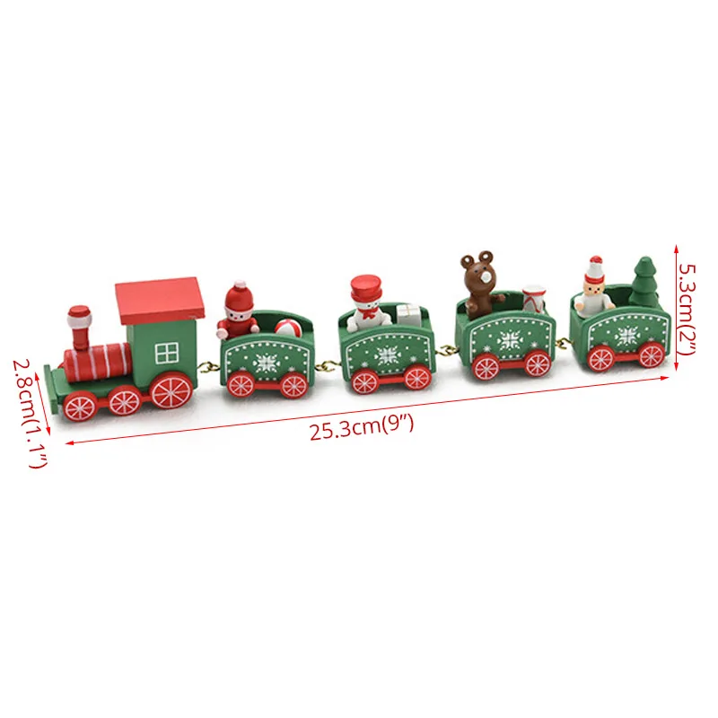green train Natal Merry Christmas Висячие белые снежные фольга Swirl баннер гирлянда Рождественские украшения для дома новогодние вечерние Navidad Kerst - Цвет: green train
