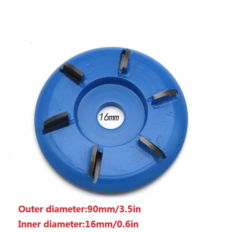 2Pcs Wood Grinding Wheel Angle Grinder Disc Carving Sanding Tool&ampSix Teeth 90mm Bore Attachment | Инструменты