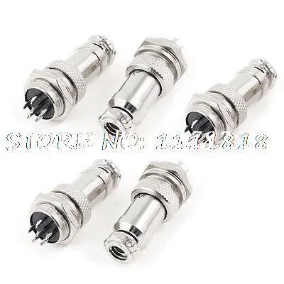 

6-контактный винтовой авиационный соединитель переменного тока 200 в 5 А 1000 в 6 P 5 шт.