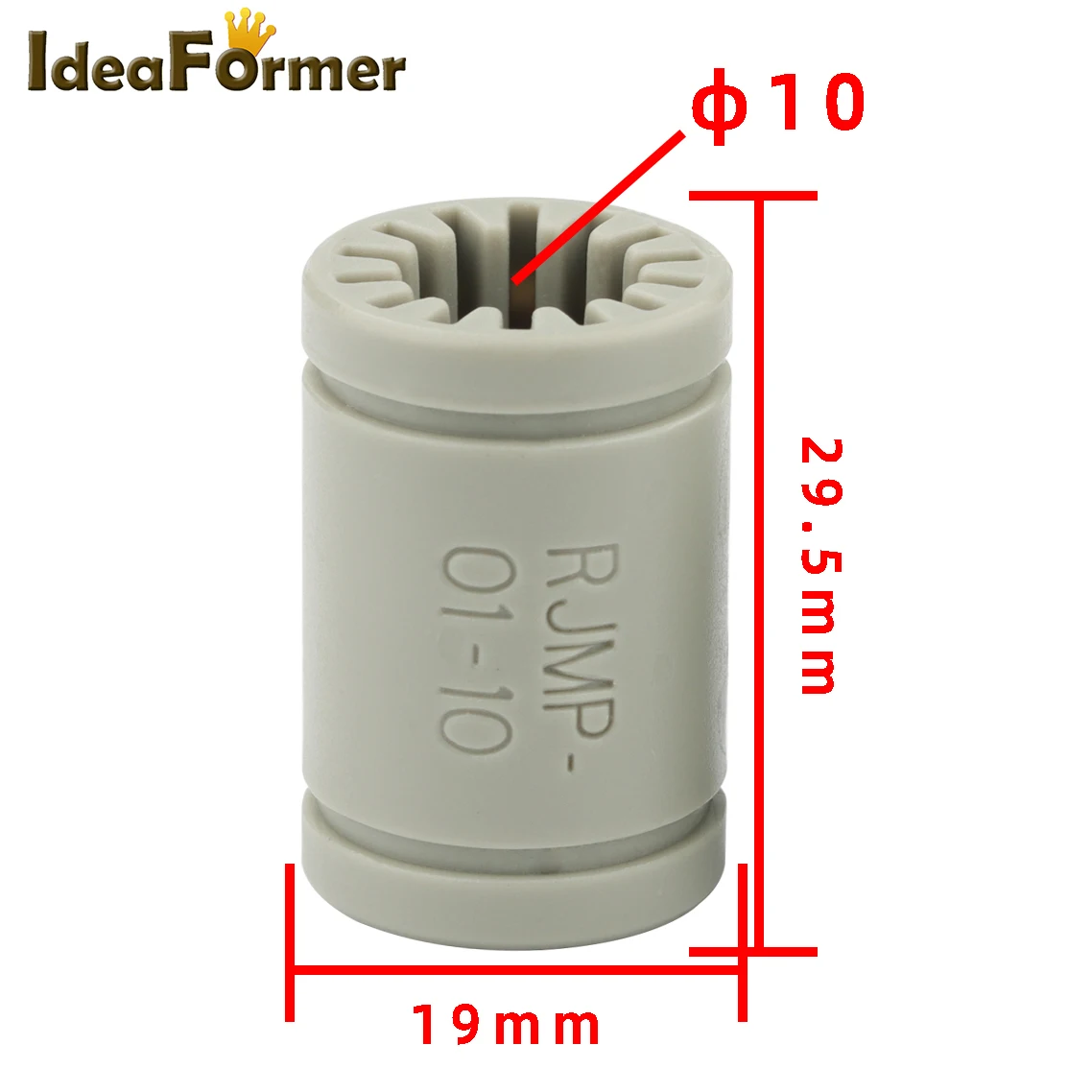 Пластик RJ4JP-01-08/RJ4JP-01-10 Igus Drylin твердого полимера LM8UU LM10UU линейный подшипник