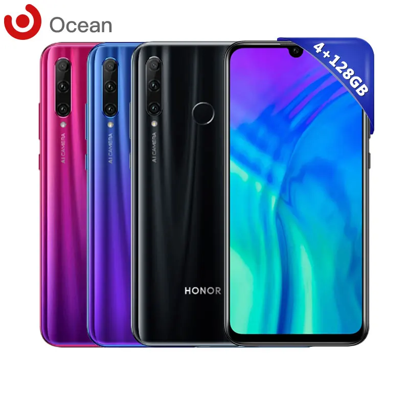 Новинка оригинал Honor 20i 4 Гб ОЗУ 128 ПЗУ 4G LTE мобильный телефон Kirin 710 Android 9 0 6 21 дюймов