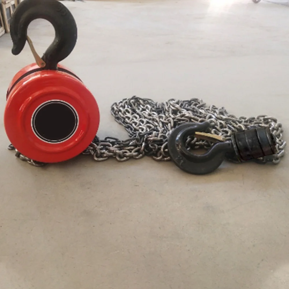 

Hand Chain Hoist Hook Mount 2 Ton Capacity Lift Portable Manual Lever Block Lifting