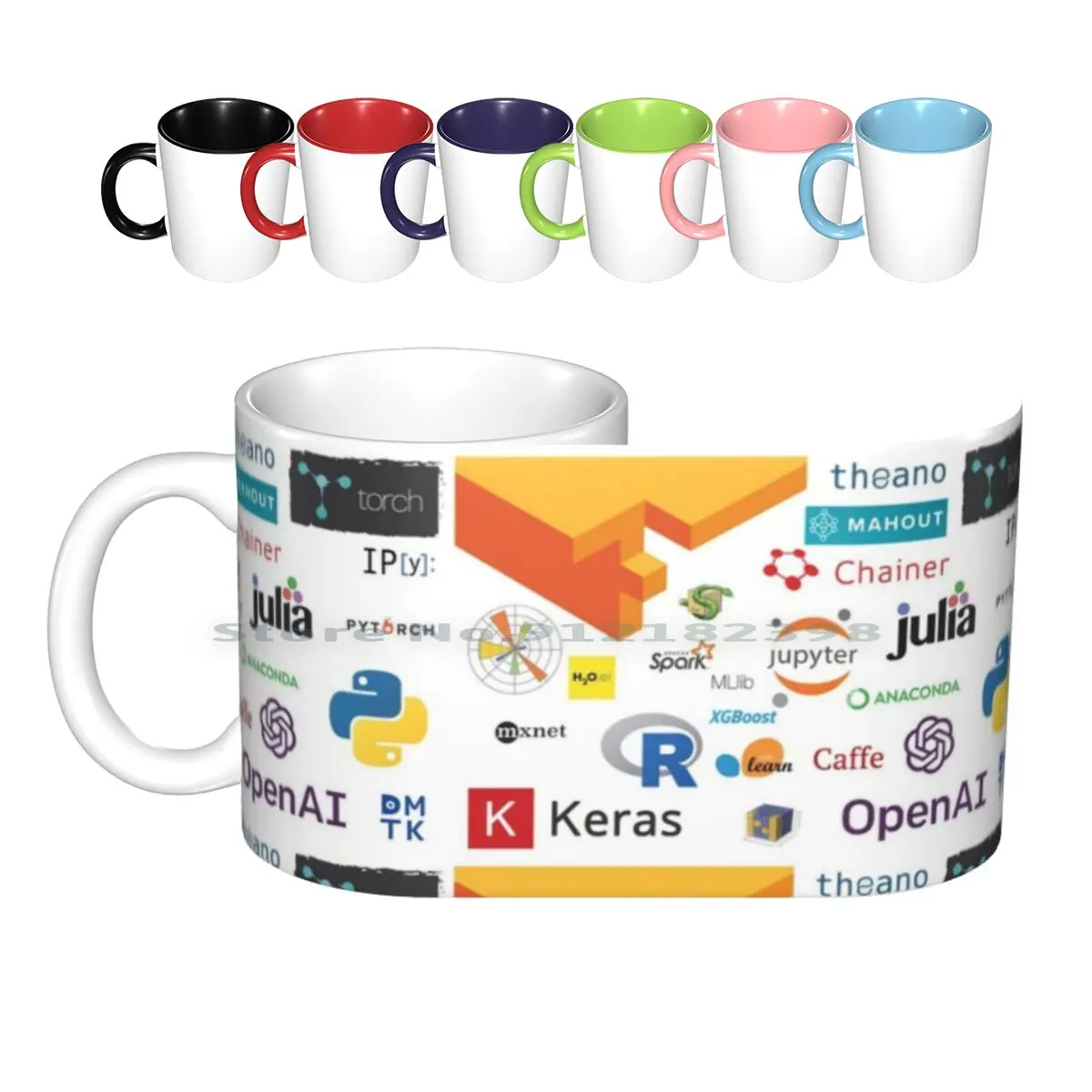 Ml наклейка с пейзажем керамические кружки кофейные чашки Кружка для молока и чая