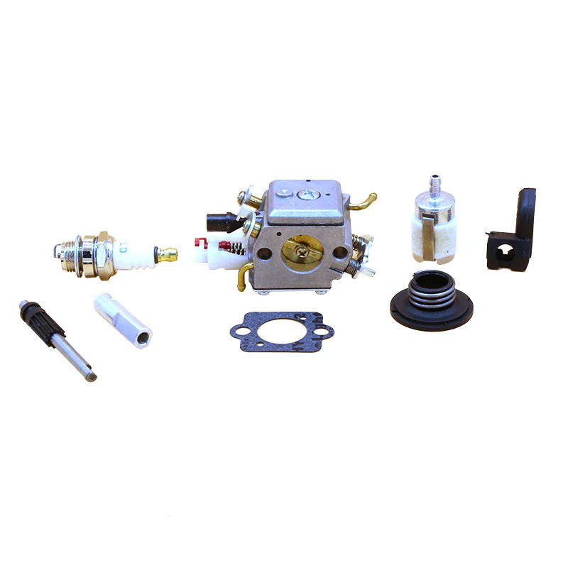 

Carburetor Oil Pump Spark Plug Fuel Filter Worm Gear Kit For Husqvarna 340 345 346XP Chainsaw Parts Zama C3-EL18B Carb 503281812