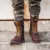 Походные ботинки, мужские, водонепроницаемые охотничьи сапоги, тактические, военные, женские, кожаные, для ходьбы, для пустыни - изображение