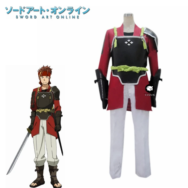 

Anime Sword Art Online Klein Ryōtarō Tsuboi Cosplay Costume Custom Halloween Christmas Uniform Custom Made Any Size