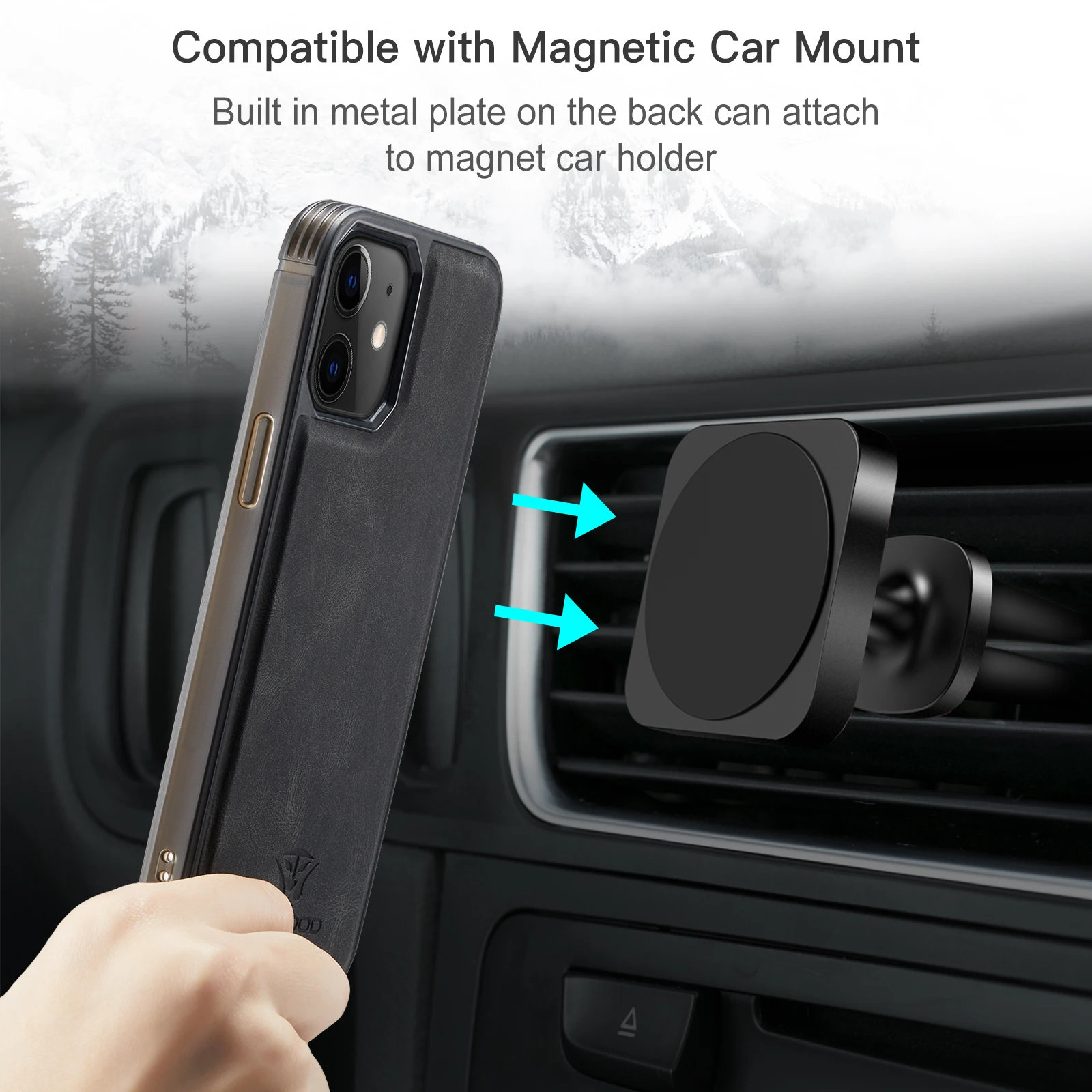 

Magnetic Wallet Leather Phone Case For iPhone 12 Pro Max Card Holder Shockproof Cover For iPhone 11 Pro XR X XS Max 7 8 Plus