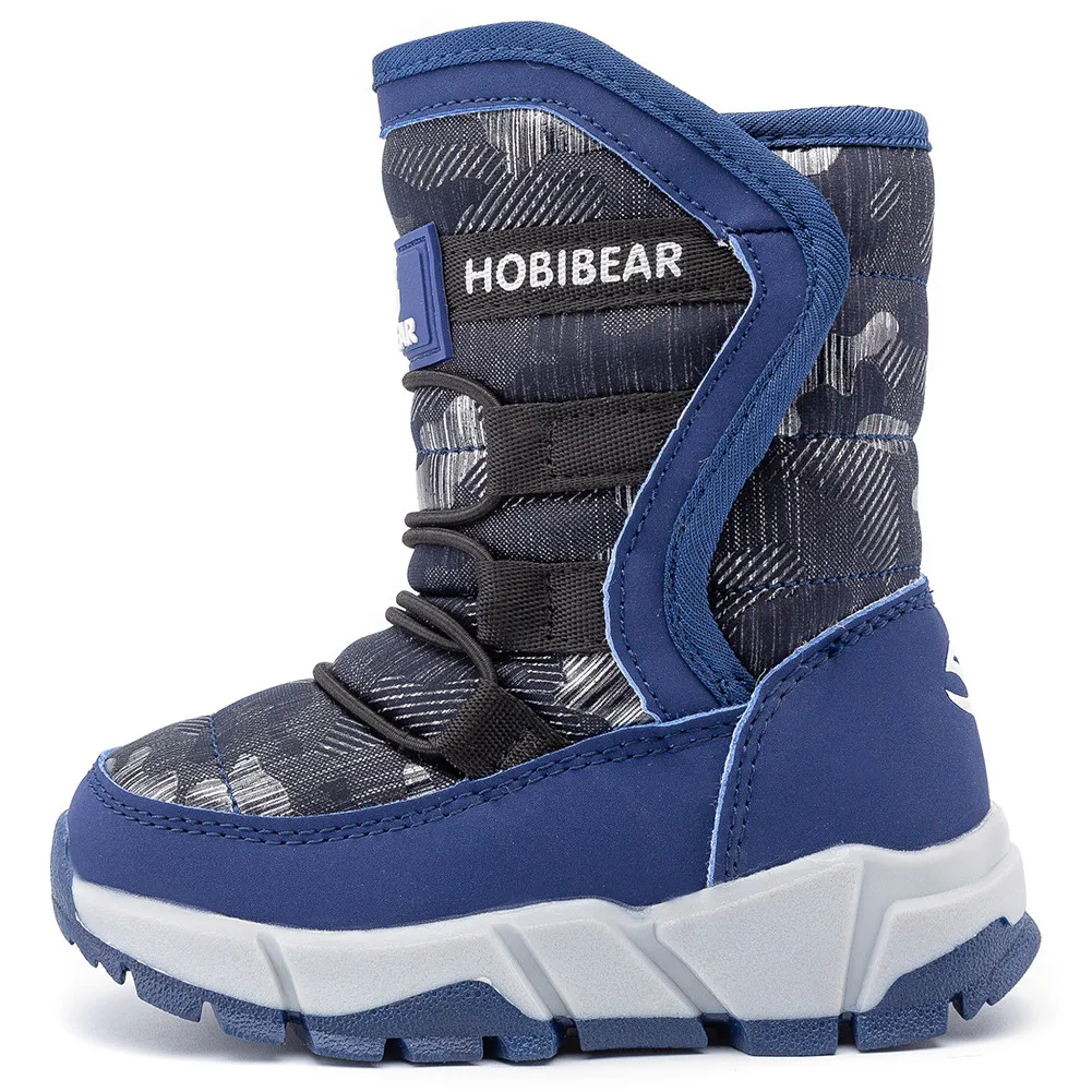 Зимние ботинки для мальчиков и девочек детская обувь зимние теплые