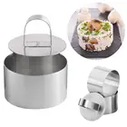 Стальные 3D круглые формы для торта сделай сам, формы для выпечки тортов, форма для кексов, форма для салата, десерта, форма для мусса, кольцо, инструменты для украшения торта