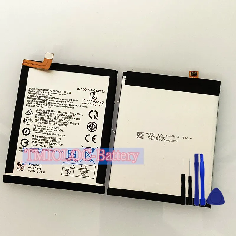 Новый оригинальный высококачественный аккумулятор 3500 мА · ч LC-620 для Nokia 7 2 LC620 +