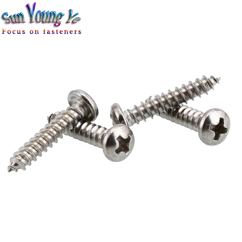 Сверхдлинный Самонарезающий винт с полукруглой головкой M3 M4 M6 304 удлиняющий из