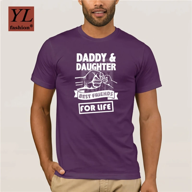 

Daddy And Daughter Best Friends For Life Fathers Day Dad Gift Funny Printed T Shirt