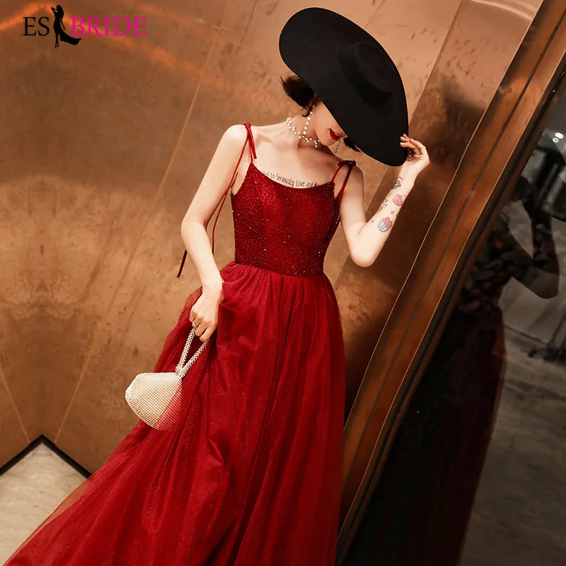 

Dress for Toast Bride 2020 New Banquet Noble Annual Meeting Long Style in Red High-End Atmosphere Evening Dress Ladies Slim