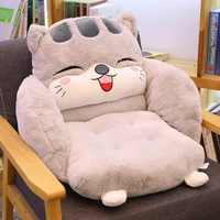 hot new 1pcs 555555cm cartoon chair cushion thicken seat pad home decorative stuffed animal cat pig shiba inu pillow