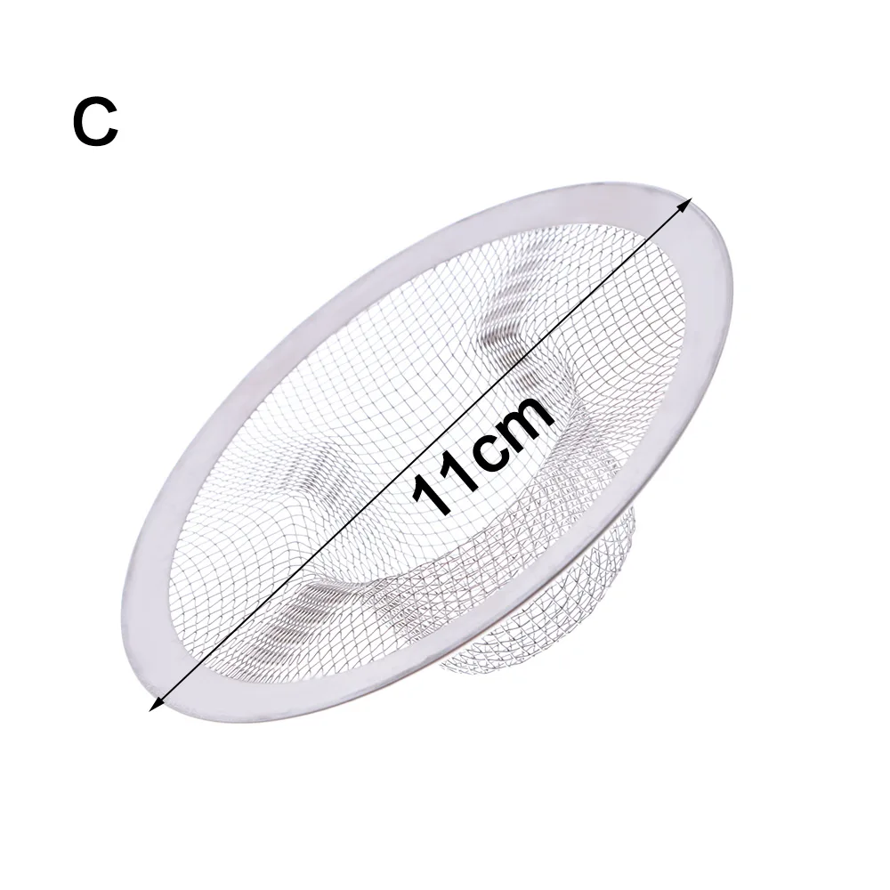 Полностью отверстие S/M/L нержавеющая сталь волосы в ванной Ловца пробка для слива