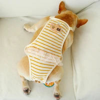 stripe design female dog washable diaper underwear polyester shorts sanitary pet dog physiological pant puppy dog panties za634