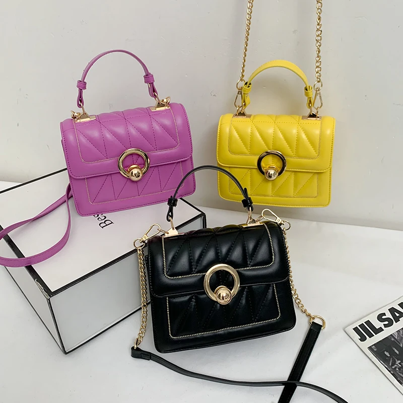 

Fashion Small PU Leather Handbag Purses Women Crossboody Bags 2021 New Luxury Design Ladies Shoulder Messenger bags Qualited