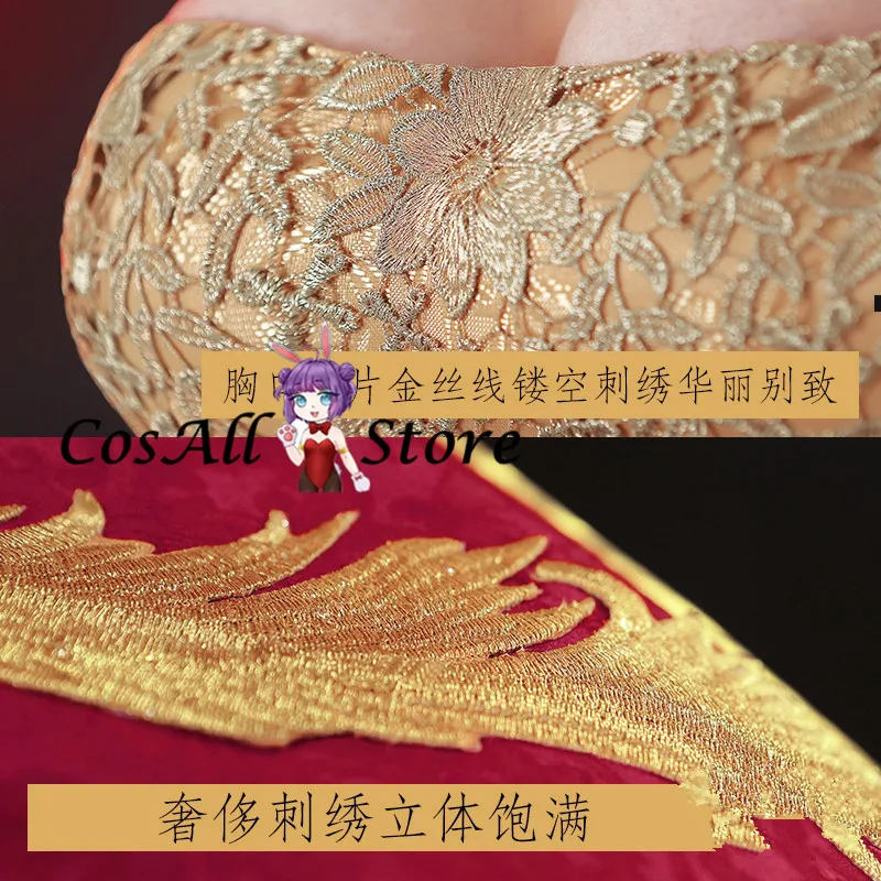 

Azur Lane Cosplays Taiho cheongsam Cosplay Costume sexy dress female
