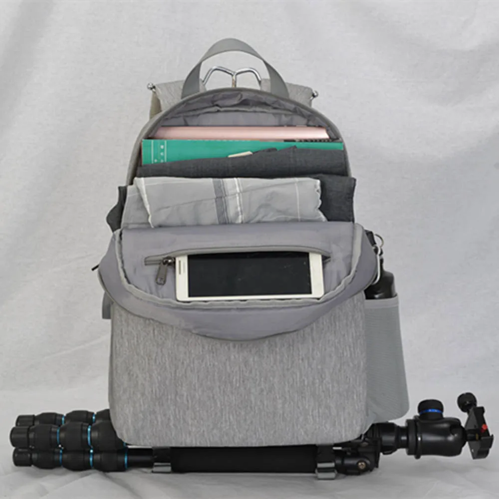 caden digital camera bag video camera bag waterproof laptop 14 school casual photo bag for canon nikon sony camera backpack free global shipping