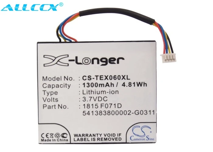 Аккумулятор Cameron Sino 1300 мАч для техасских инструментов TI 84 C Silver Plus Nspire CAS CX