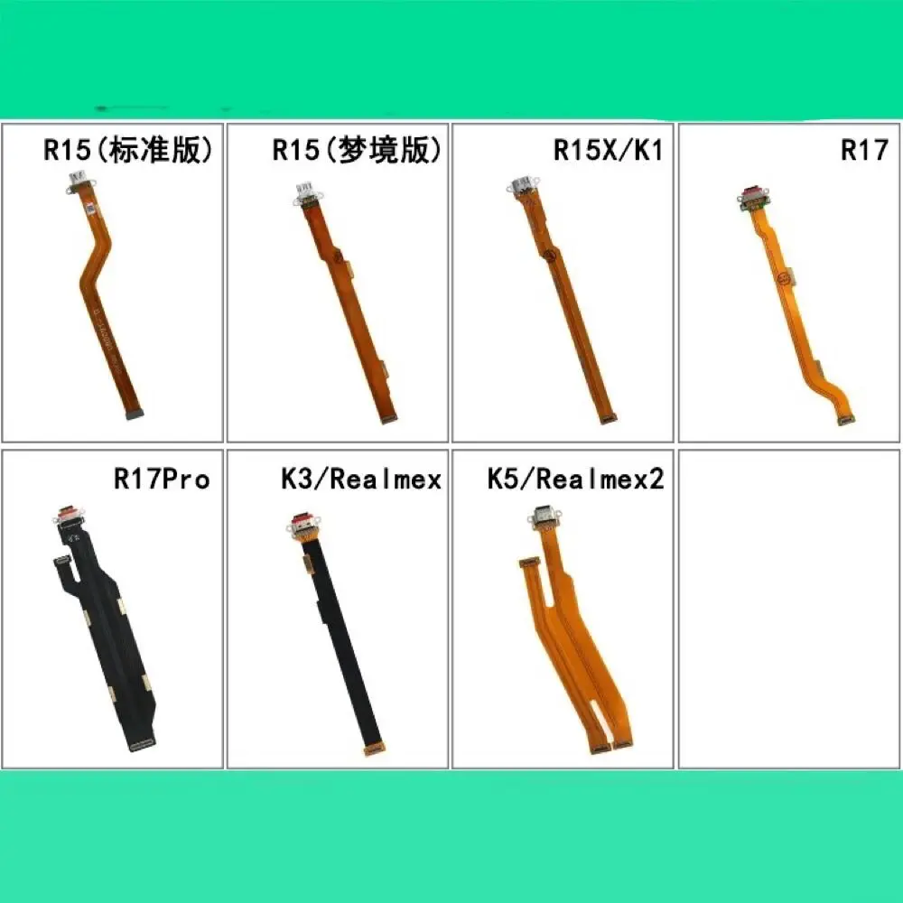 

OPPO R15 R15X R17PRO K1 K3 K5 Realmex2 USB-коннектор для зарядки микрофона Разъем для наушников гибкий кабель для смартфона оригинальный новый