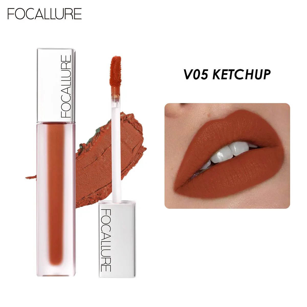 Focallure 5 цветов Увлажняющий стойкий блеск для губ 2 текстура матовый и глянцевый не