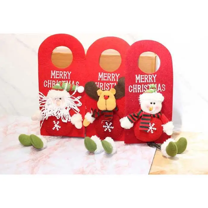 Дверная вешалка Рождественские украшения DIY подвеска на дверь Рождественская