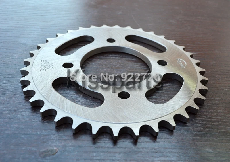 Задняя звездочка мотоцикла 34-36-48 T 125 для Suzuki Hyosung Kawasaki HMZ EN GS 428 GN125 RG125 подъем