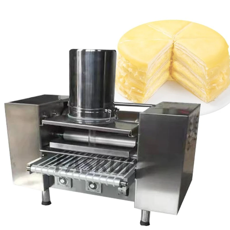 

Commercial Melaleuca Egg Crust Machine Fully Automatic Melaleuca Cake Crust Machine Multifunctional Pancake Rolling Pancake Mach