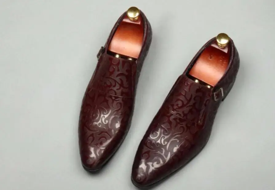 Брендовые Мужские модельные туфли Лидер продаж мужские из 100% натуральной кожи