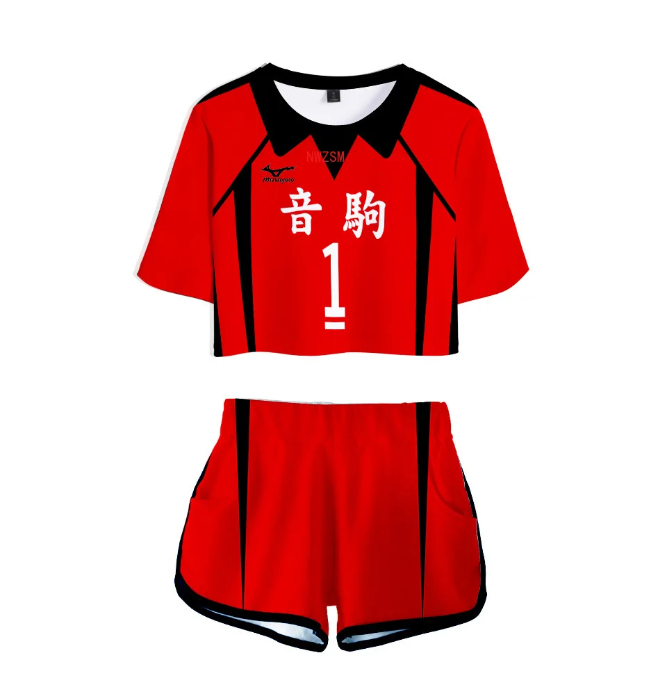 

Haikyuu!! Cosplay Volleyball Suit Kuroo Tetsurou Cos Jersey Kozume Kenma Sports Wear Number 1 And 5 Cosplay Costume Clothing