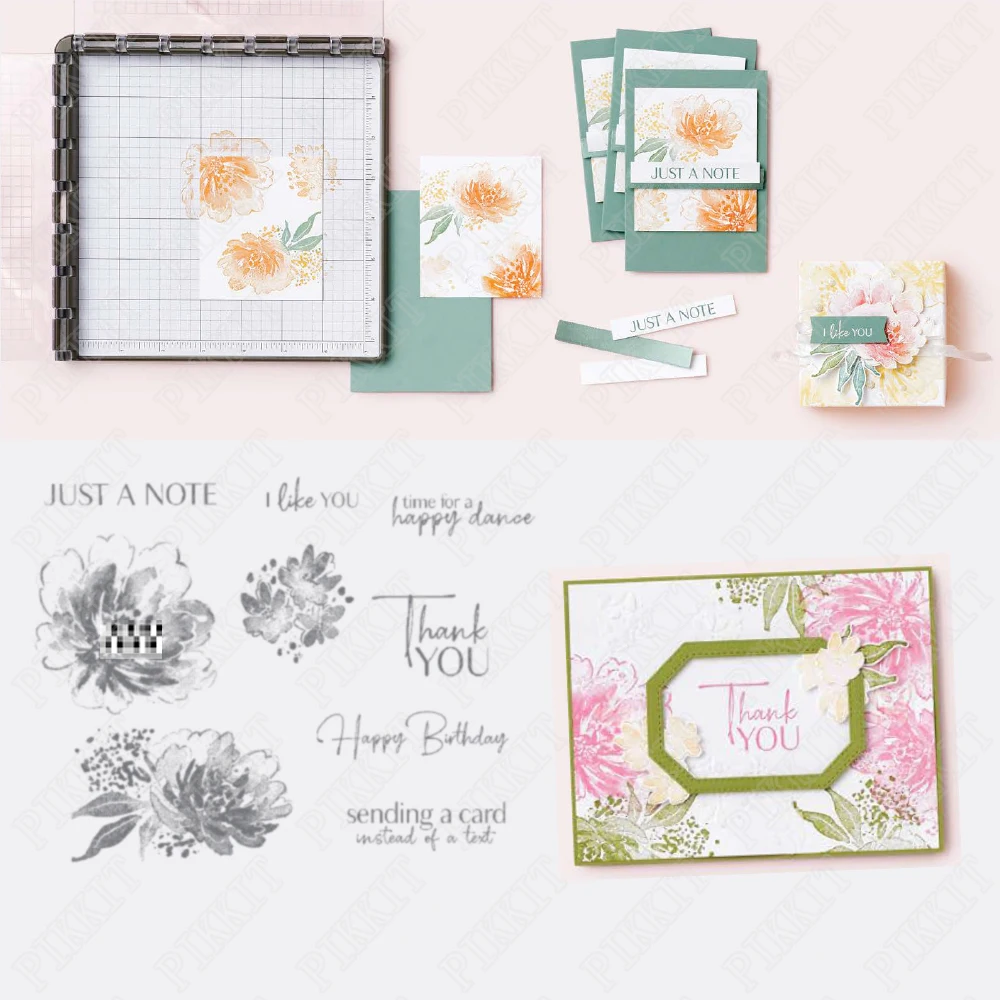 

Pretty Flowers Metal Cutting Dice And Stamps For Scrapbooking Embossing Mold DIY Paper Cards Craft Cutting