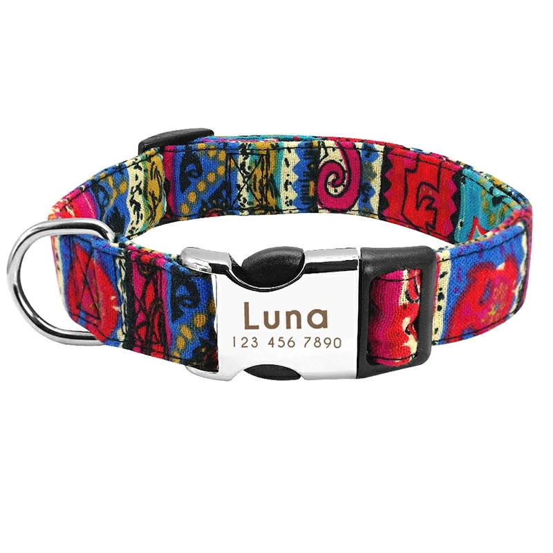 

Large Dog Collar Luxury Dog Collar Golden Hair Medium Dog Personalizedized Dog Collar Collares Perro Pet Supplies DD6D74